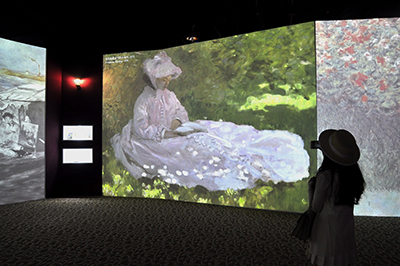 激光与投影莫奈多媒体艺术展之上海行