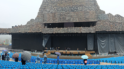 依山傍水，营造视听盛宴   EV X-Line新一代线阵列扬声器唱响河北野三坡火秀剧场