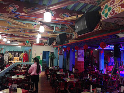 成都禧来蜀韵园采用美国JBL PRX800W系列扩声