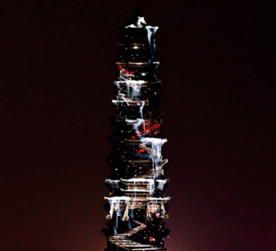 古塔礼佛，赢康助力科视中国第一塔影秀