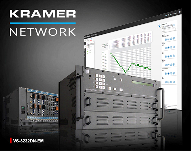 绝美组合!——克莱默多功能4K60 32×32模块化矩阵切换器与超强企业级AV管理平台