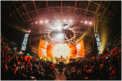 二手玫瑰沈阳跨年演唱会选用ALLEN&HEATH dLive S7000调音台