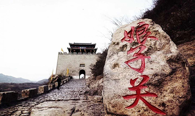 建业显示助力万里长城第九关“娘子关”投影景观亮化工程