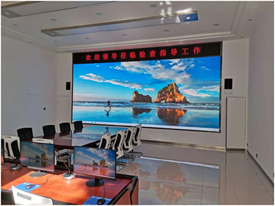 银川市智慧市政综合管控平台LED显示屏项目落成!