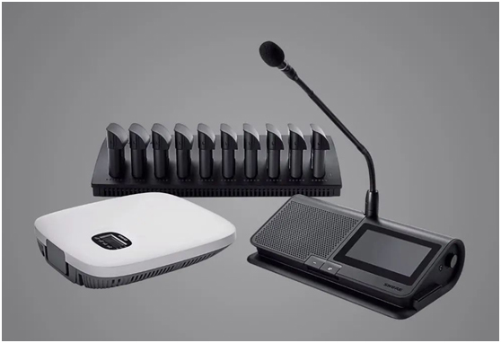 舒尔MXCW无线数字会议系统新增免提模式!