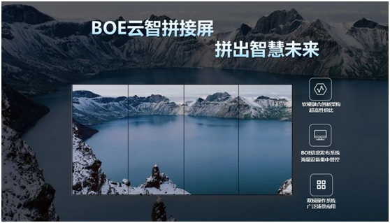 BOE云智拼接屏上市：3大优势拼出智慧未来