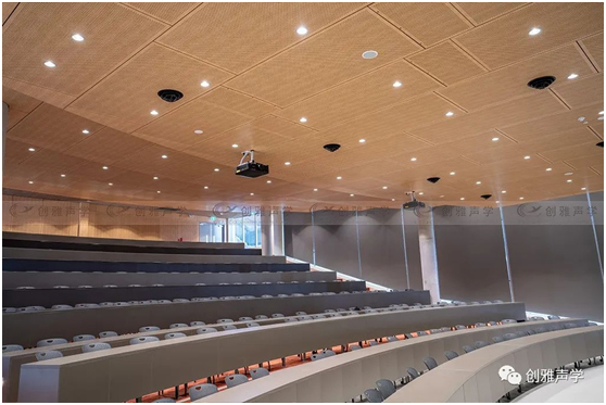 创雅声学孔木吸音板助力完成美感又实用的教育空间