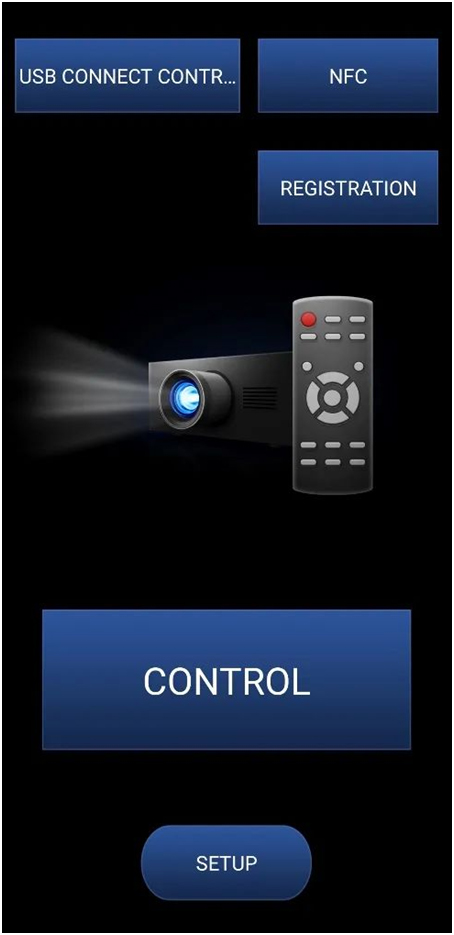 松下Smart Projector Control App手机配置无线控制使用介绍
