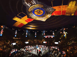 松下投影为世界首个泰拳场打造震撼穹顶，用沉浸式体验传播泰拳文化！